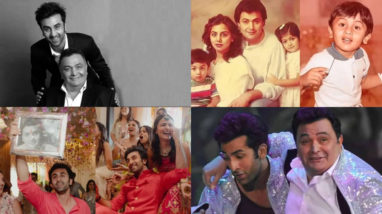 Rishi Kapoor and Ranbir Kapoor (2)