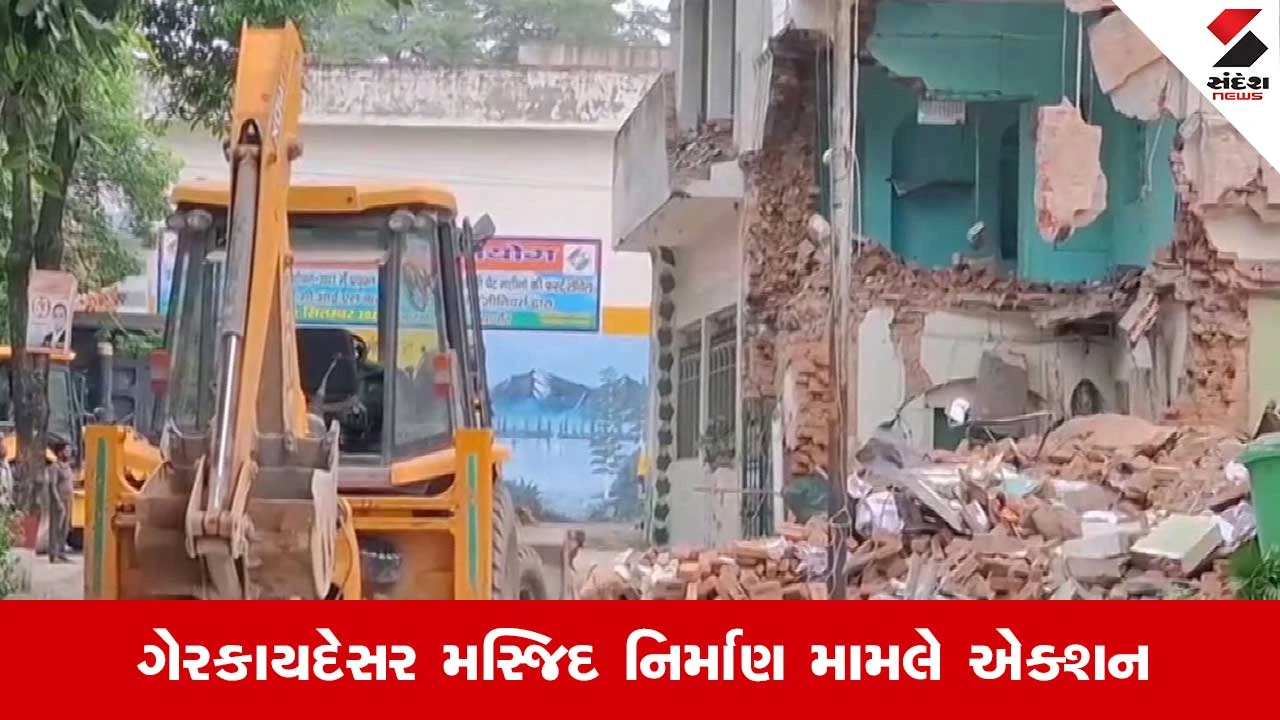 ઉત્તર પ્રદેશની સહારનપુર મસ્જિદ તોડી પાડવા મુદ્દે હોબાળો