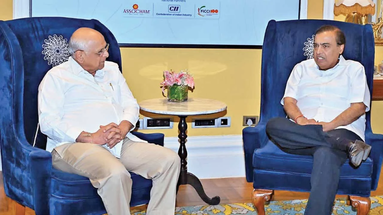 જામનગરમાં એડવાન્સ મટિરિયલ્સ, સોલાર, ગ્રીન હાઈડ્રોજનના મેગા પ્રોજેક્ટ અંગે ચર્ચા