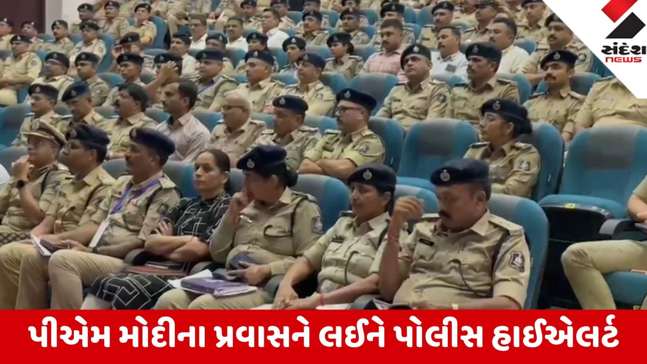 Vadodara: PM મોદીના પ્રવાસને લઈને વડોદરામાં છાવણી જેવો કડક બંદોબસ્ત; 2,000 પોલીસ જવાનો રહેશે તૈનાત