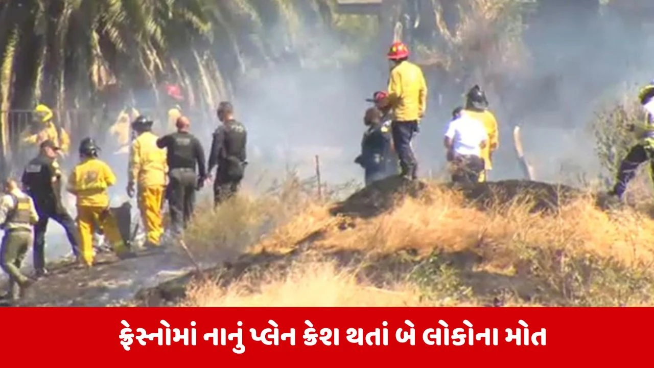 કેલિફોર્નિયાના ફ્રેસ્નોમાં ફ્લાઇટ ક્રેશ