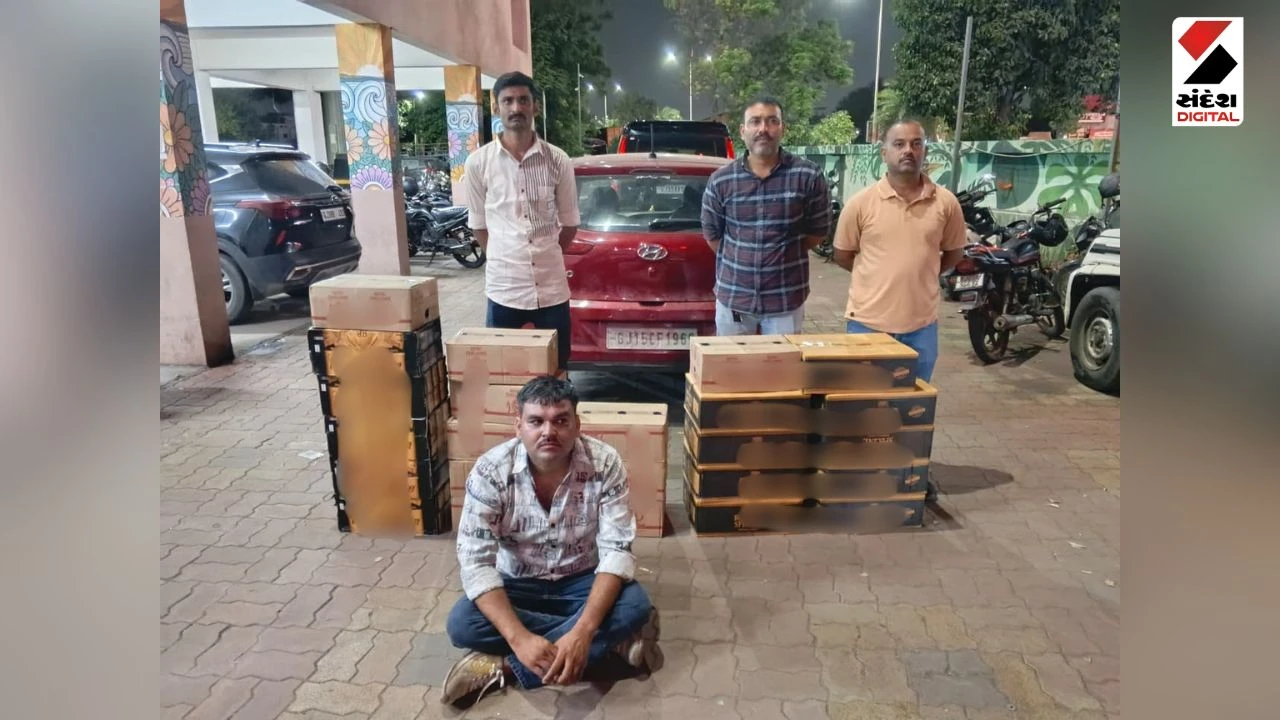 Surat Crime News: Dindoli Police Seize Illegal Foreign Liquor Worth ₹1.78 Lakh, One Arrested