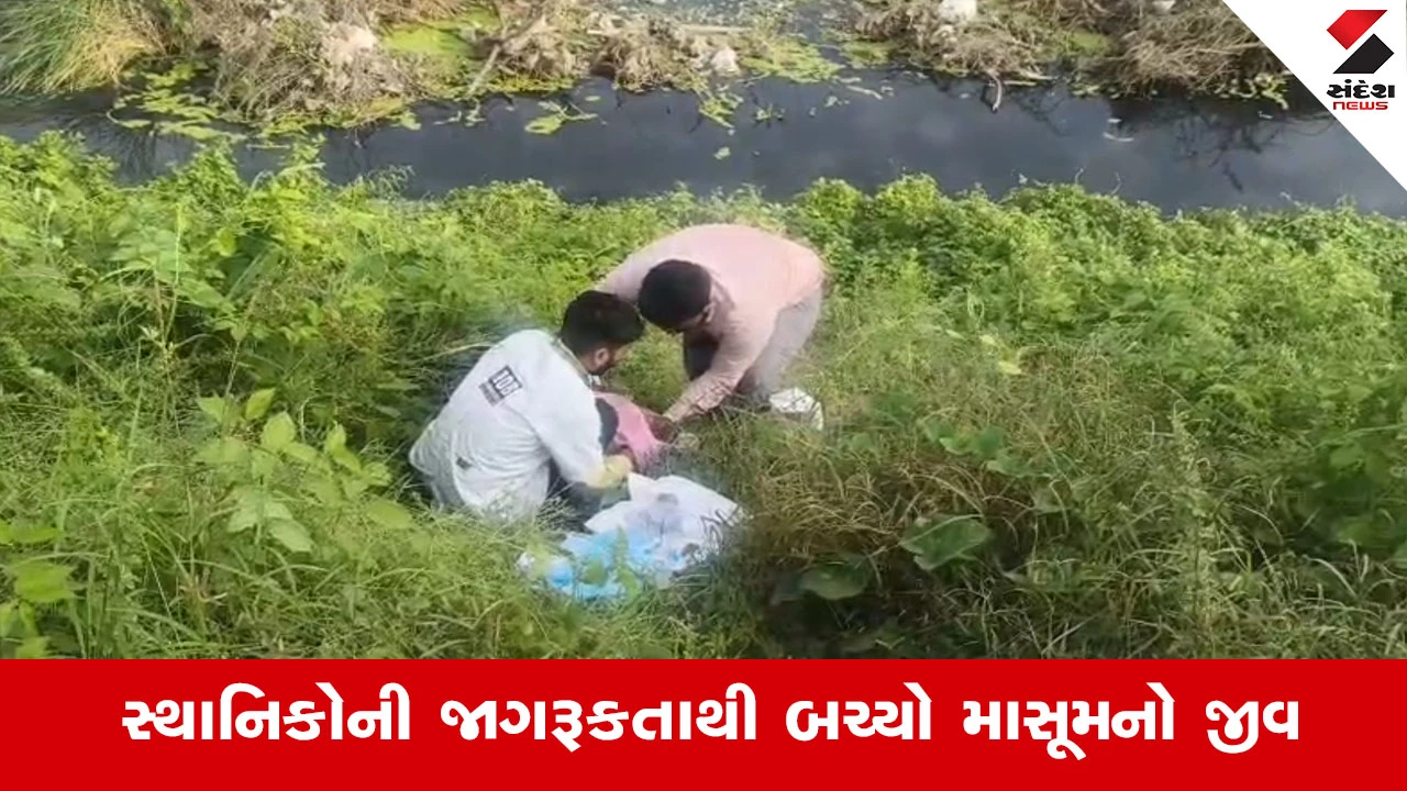 બાવળા બ્રિજ પાસેથી મળી આવી જીવિત નવજાત બાળકી
