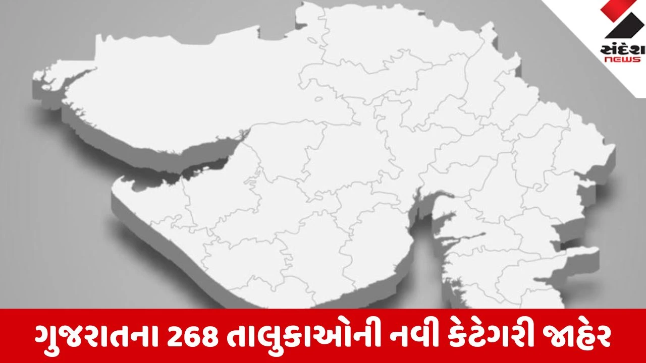 Gandhinagar: રાજ્યના 268 તાલુકાઓનું નવું કેટેગરાઇઝેશન જાહેર; A અને B વર્ગમાં કરાયું વિભાજન