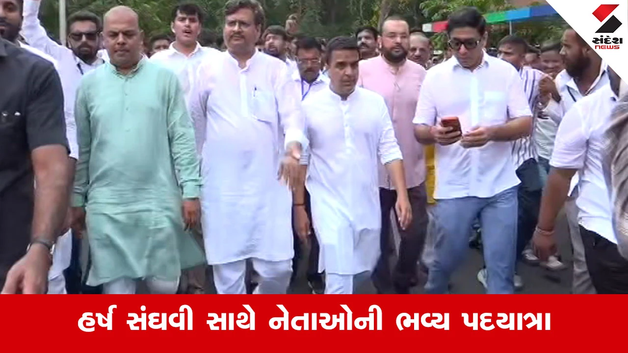 PM Modi In Gujarat LIVE : PM મોદીના આગમન પૂર્વે વડોદરામાં ભવ્ય પદયાત્રા, હર્ષ સંઘવી સહિત દિગ્ગજ નેતાઓ જોડાયા