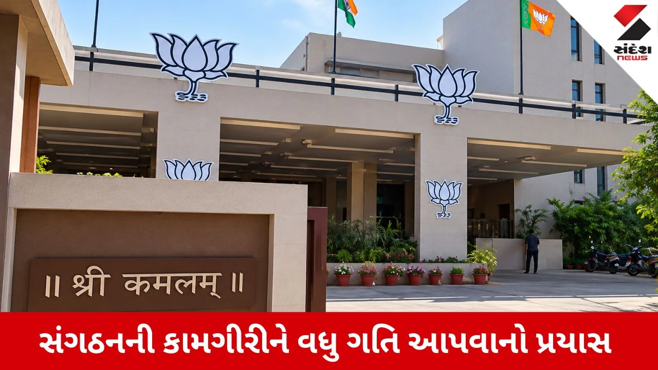 Gujarat ભાજપ સંગઠનમાં મોટો ફેરફાર, સેલથી સોશિયલ મીડિયા સુધી નવી જવાબદારી,