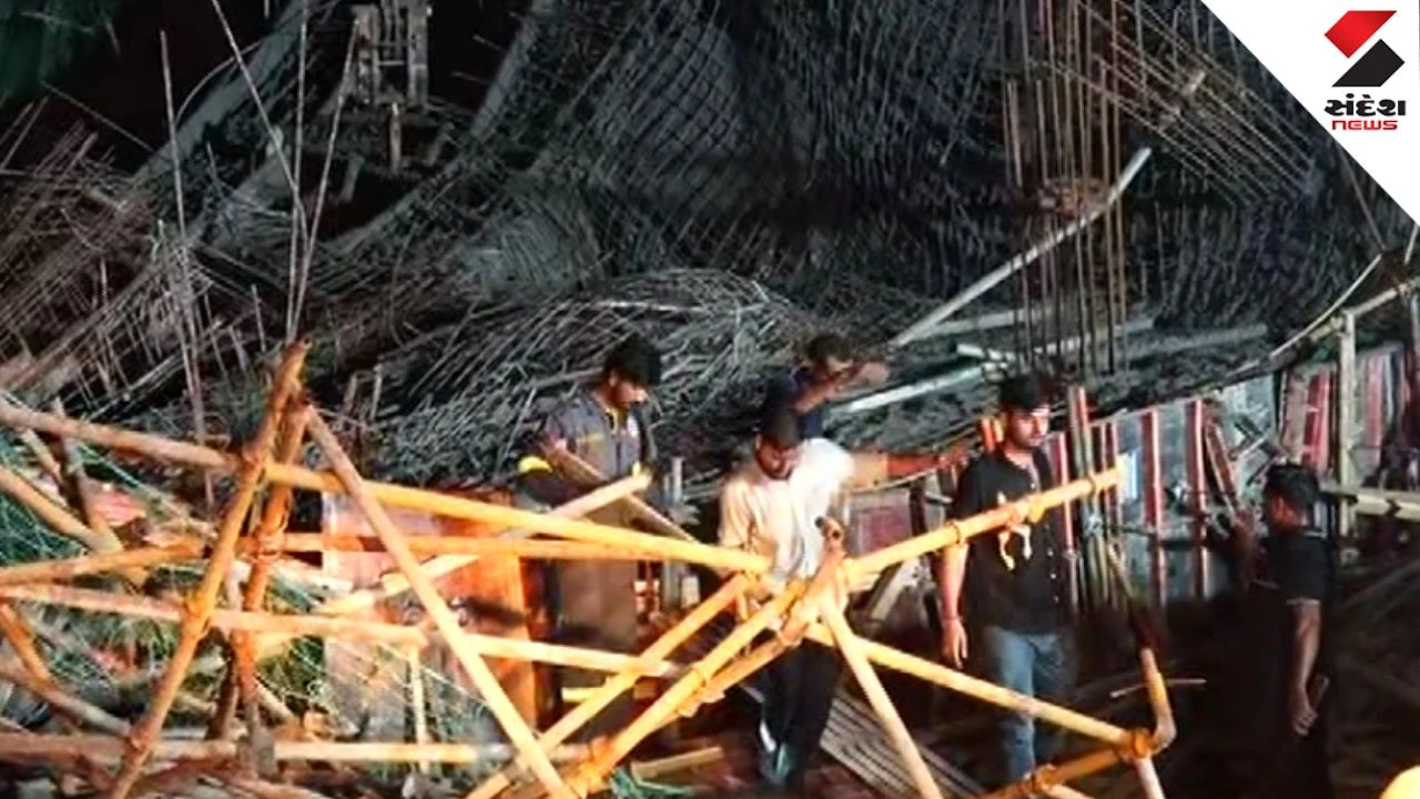 Gandhinagar Kudasan Wall Collapse, 7+ Workers Injured