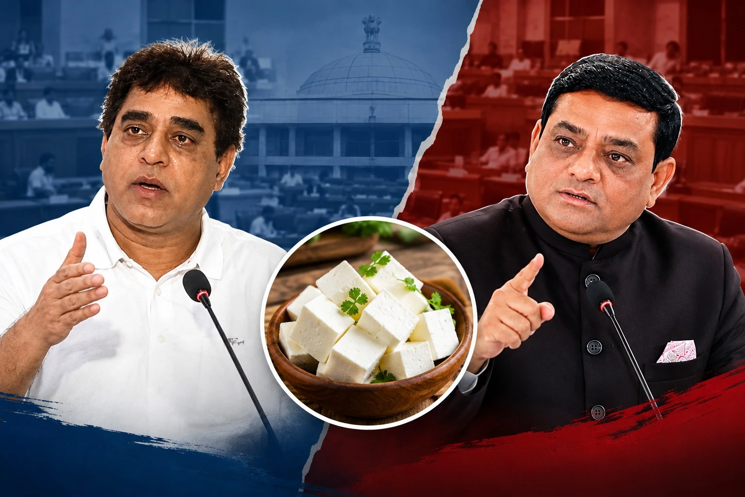 Gandhinagar News : વિધાનસભામાં ‘એનાલૉગ પનીર’નો મુદ્દો ગાજ્યો, કોંગ્રેસ MLAના સવાલ પર આરોગ્ય મંત્રીનો જવાબ