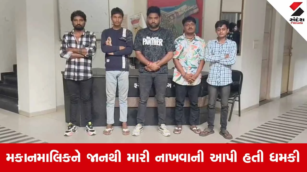 Bhavnagarમાં લૂંટ અને મારમારીના ગુનામાં ગંગાજળિયા પોલીસે 5 આરોપીઓની કરી ધરપકડ