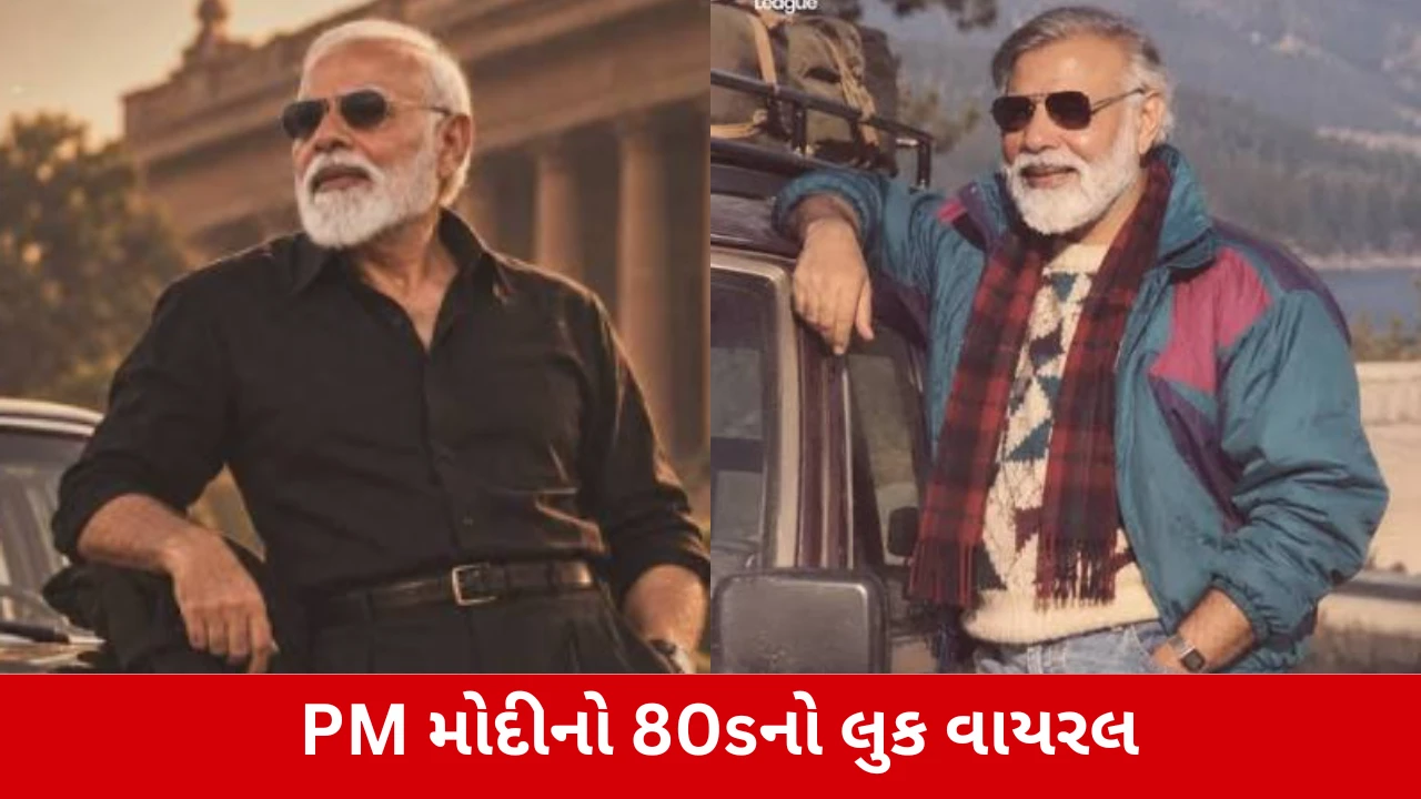 VIDEO : 1980ના દાયકાના ટ્રેન્ડીંગ લુકમાં છવાયા PM મોદી, નવો લુક બન્યો ચર્ચાનો વિષય