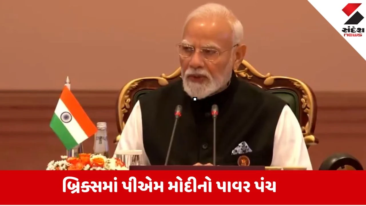 BRICSમાં પીએમ મોદીનો પાવર પંચ, કહ્યું- 'અમારો દ્રષ્ટિકોણ સૌને સાથે લઈને ચાલવાનો છે'