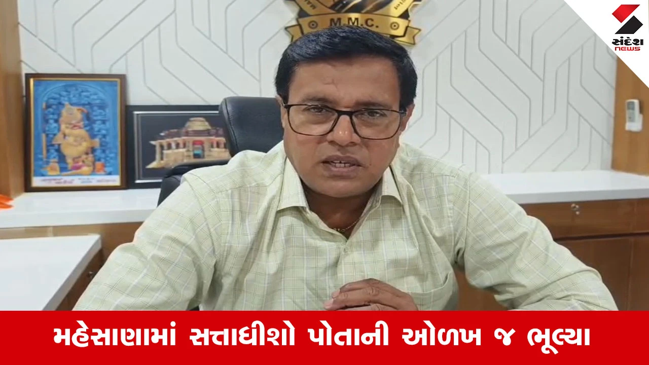 Mehsana News: મનપાના પદાધિકારી પોતાનો જ હોદ્દો ભૂલ્યા, ડેપ્યુટી મેયરને પોતે જ ડેપ્યુટી મેયર છે તેની જાણ નથી