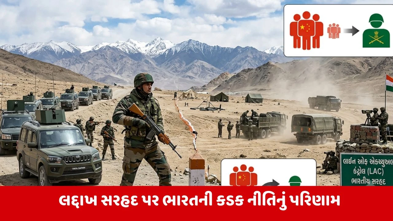 LAC પર ભારતીય સેનાની મજબૂત પકડ, ચીનની PLA સૈનિકોની તૈનાતીમાં ઘટાડો