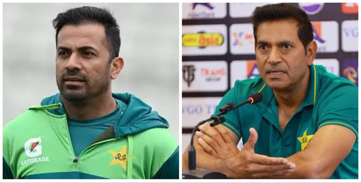 Aqib Javed and Wahab Riaz