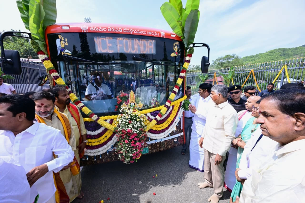 Reliance Foundation Donates 25 Electric Buses to Tirumala Tirupati Devasthanam Before Brahmotsavam