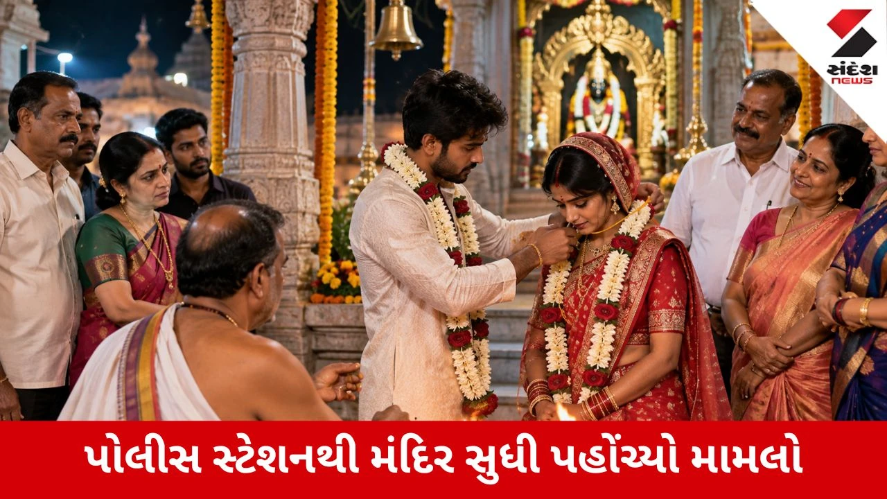 Kaushambi : પ્રેમિકાને મળવા પહોંચેલા યુવકને પરિવારે મેથીપાક ચખાડ્યો અને પછી મંદિરમાં જઇ લગ્ન કરાવી દીધા