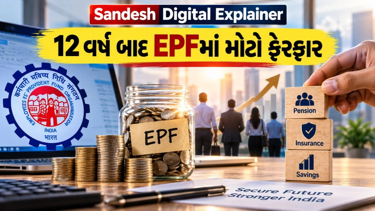 Sandesh Digital Explainer : EPFમાં મોટો ફેરફાર, તમારી ટેક-હોમ સેલરીનું શું થશે? સમજો, નવું ગણિત