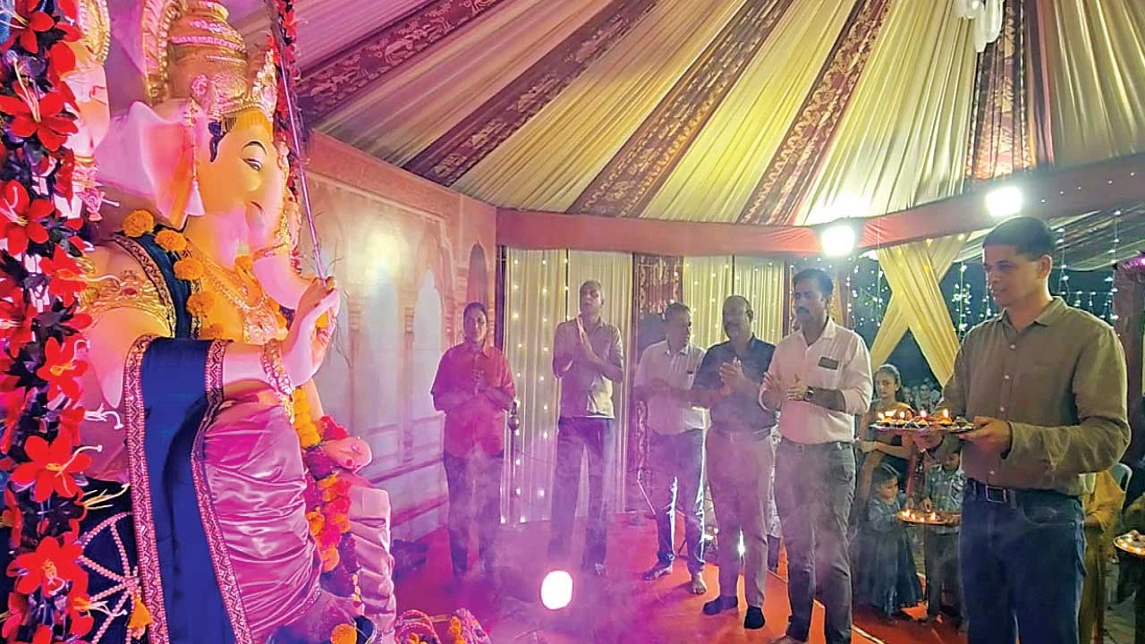 Chhota Udepur: સ્થિત પોલીસ લાઇનમાં ગણેશોત્સવની ધામધૂમથી ઉજવણી