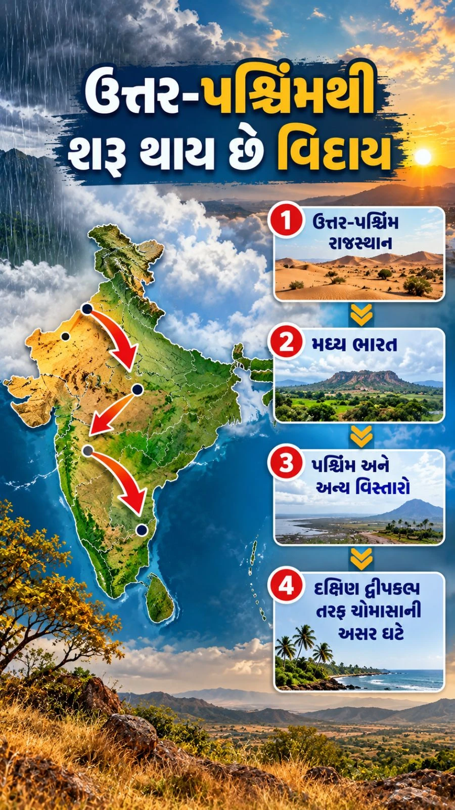 Monsoon Withdrawal Likely From September 19