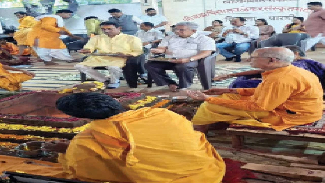 Valsad : મોદીના જન્મદિને પારડી સ્વાધ્યાય મંડળ અને સંસ્કૃત મહાવિદ્યાલયમાં ગણેશયાગ
