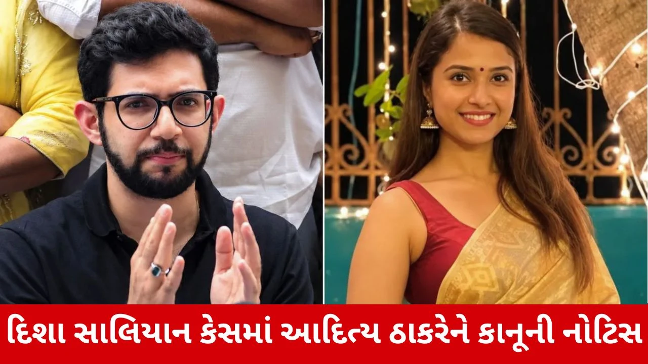 દિશા સાલિયાન કેસમાં આદિત્ય ઠાકરેને 500 કરોડની માનહાનિ નોટિસ