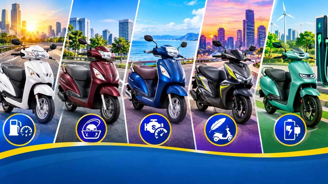 Do you ride a scooty in the city every day?