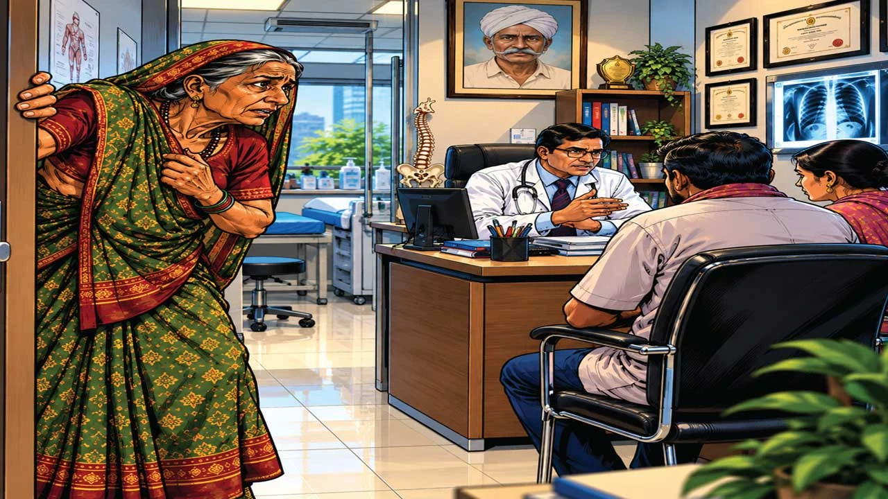 ડોક્ટરની ચેમ્બર અને મનજી મુખીની તસવીર: એક ભૂતકાળનું સ્મરણ