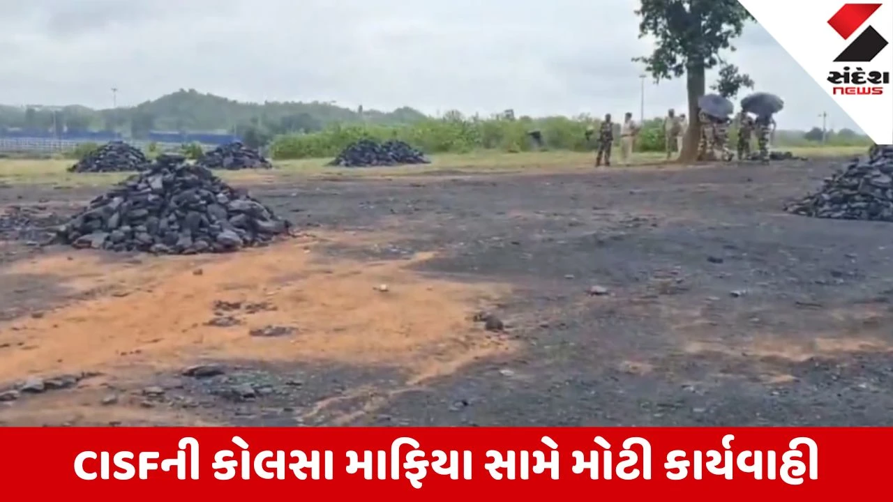 Ahmedabad: કોલસા માફિયાઓ સામે CISFની કરાર્યવાહી; CCLના મગધ વિસ્તારમાંથી 200 ટનથી વધુ ચોરીનો કોલસો જપ્ત
