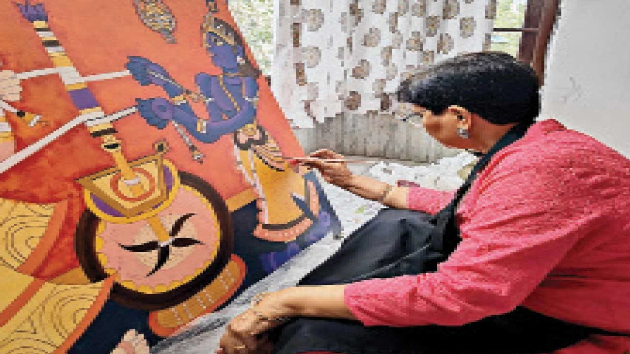 ભાવનગરના ચિત્રકાર શ્રીમતી નિરૂપમા ટાંકની રાષ્ટ્રીય આર્ટિસ્ટ રેસીડેન્સી કેમ્પમાં પસંદગી.