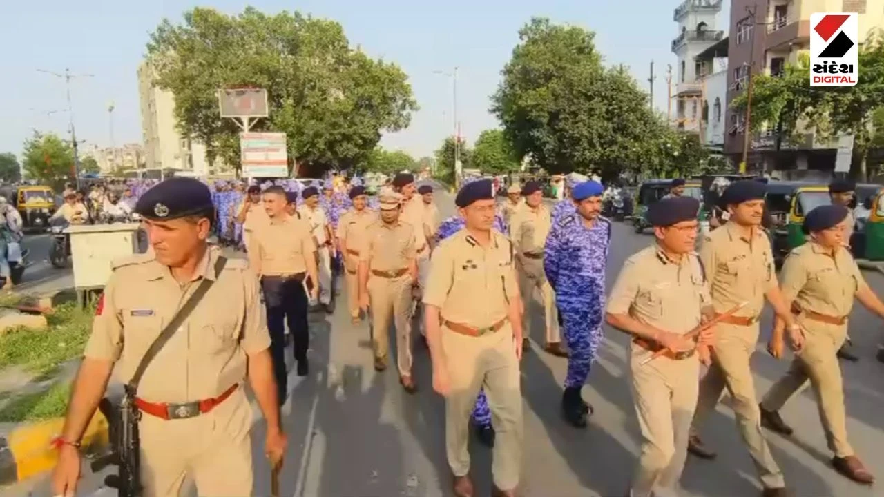 Vadodara News Massive Police Bandobast for Ganesh Visarjan, Over 25,000 Idols to be Immersed (6)