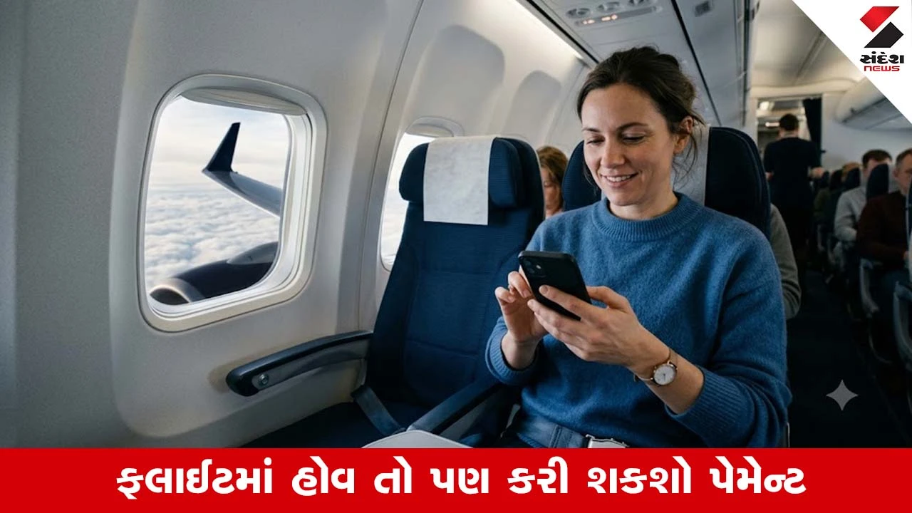 ફ્લાઇટમાં ઇન્ટરનેટ વગર પેમેન્ટ: HDFC બેંકની નવી સુવિધા