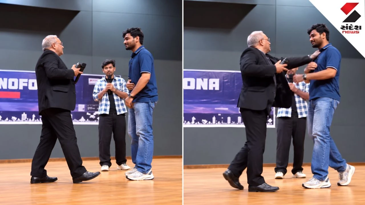 Nirma University Professor Grabs Student Collar, Video Sparks Protest