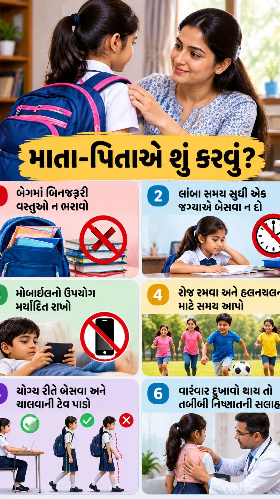 Back Pain In School Children: School Bag Is Not The Only Reason, Lifestyle And Sitting Habits Matter