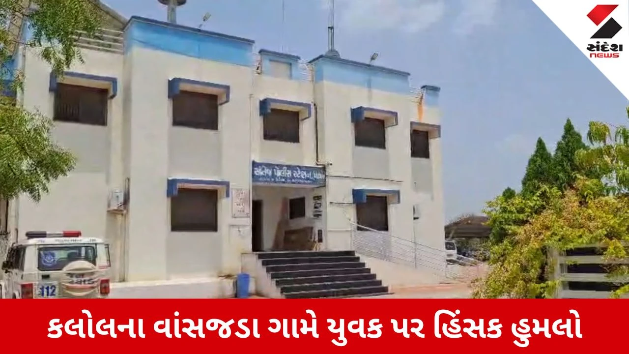 Gandhinagar News: કલોલના વાંસજડા ગામે જૂની અદાવતમાં યુવક પર હિંસક હુમલો, ધારિયા અને લાકડીઓથી ચાર લોકોએ માર માર્યો