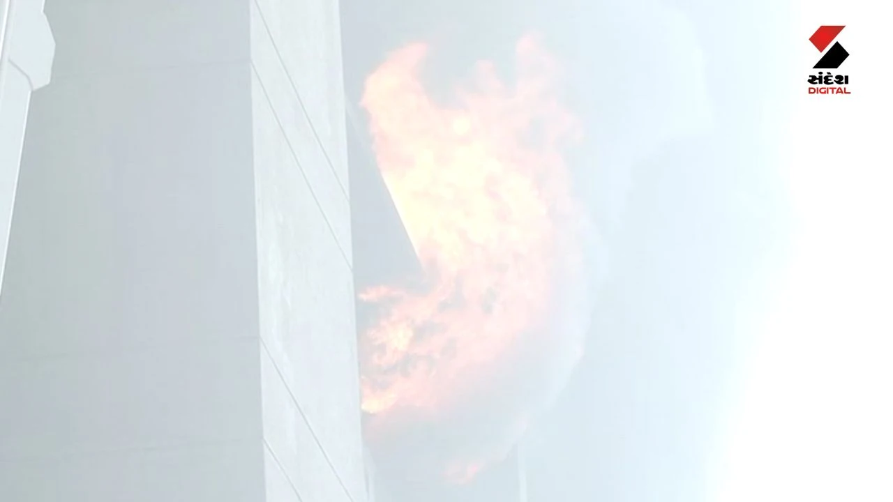 Surat Fire Incident: Massive Fire Breaks Out at Sangh Textile Hub in Saroli
