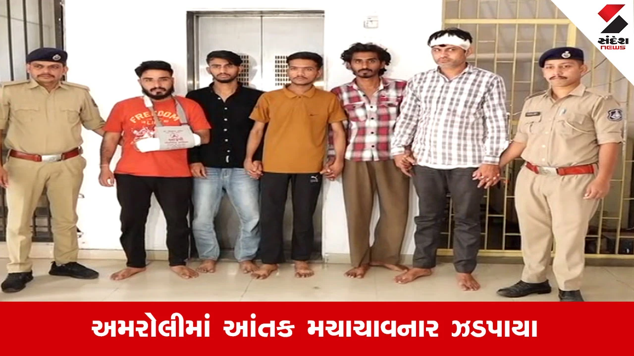 Surat News: અમરોલીમાં સોસાયટીમાં ઘૂસીને આતંક મચાવનાર પાંચ આરોપીઓની ધરપકડ, 7 લોકોને હુમલામાં ગંભીર ઈજા