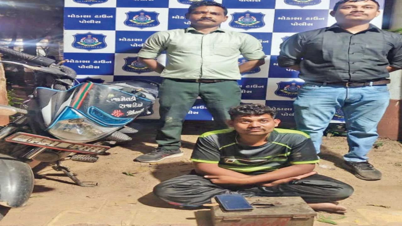 મોડાસાના જોગણી માતા મંદિરની દાનપેટી ચોરનાર આરોપી મુદ્દામાલ સાથે ઝડપાયો