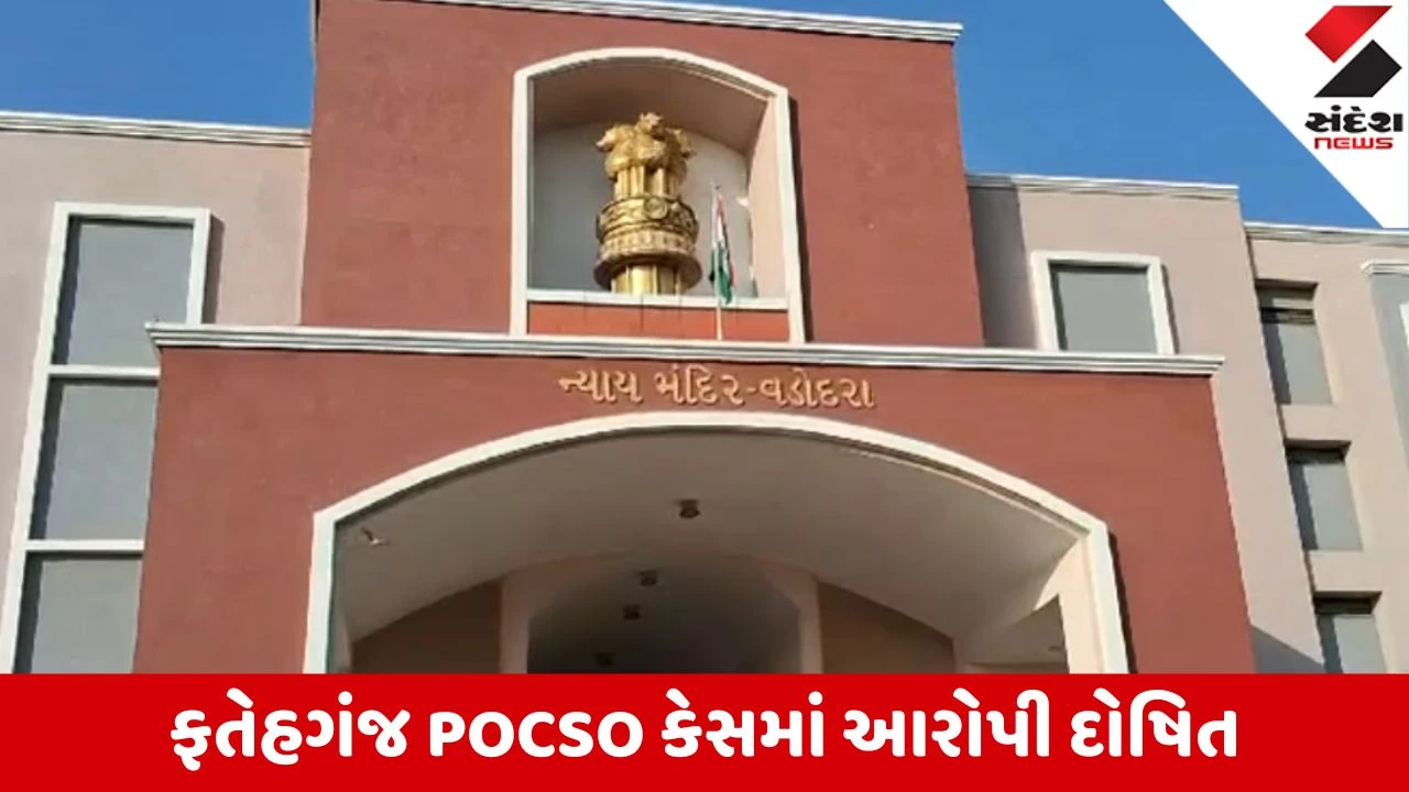 Vadodara: ફતેહગંજમાં 9 વર્ષની બાળકી પર અત્યાચાર ગુજારનાર આરોપીને 20 વર્ષની કેદ અને 50 હજારનો દંડ