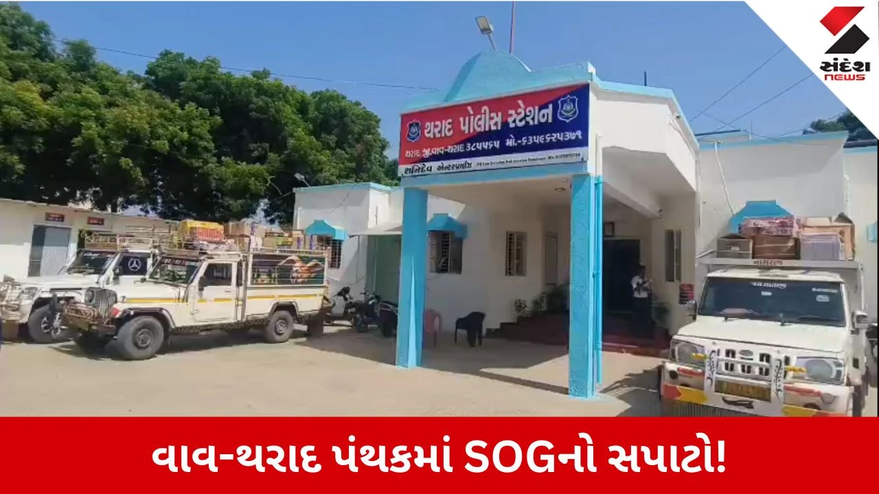 Vav-Tharad News: દિવાળી પહેલા પોલીસ સક્રિય! દુધવા ગામમાંથી 64 લાખના ગેરકાયદે ફટાકડા જપ્ત!