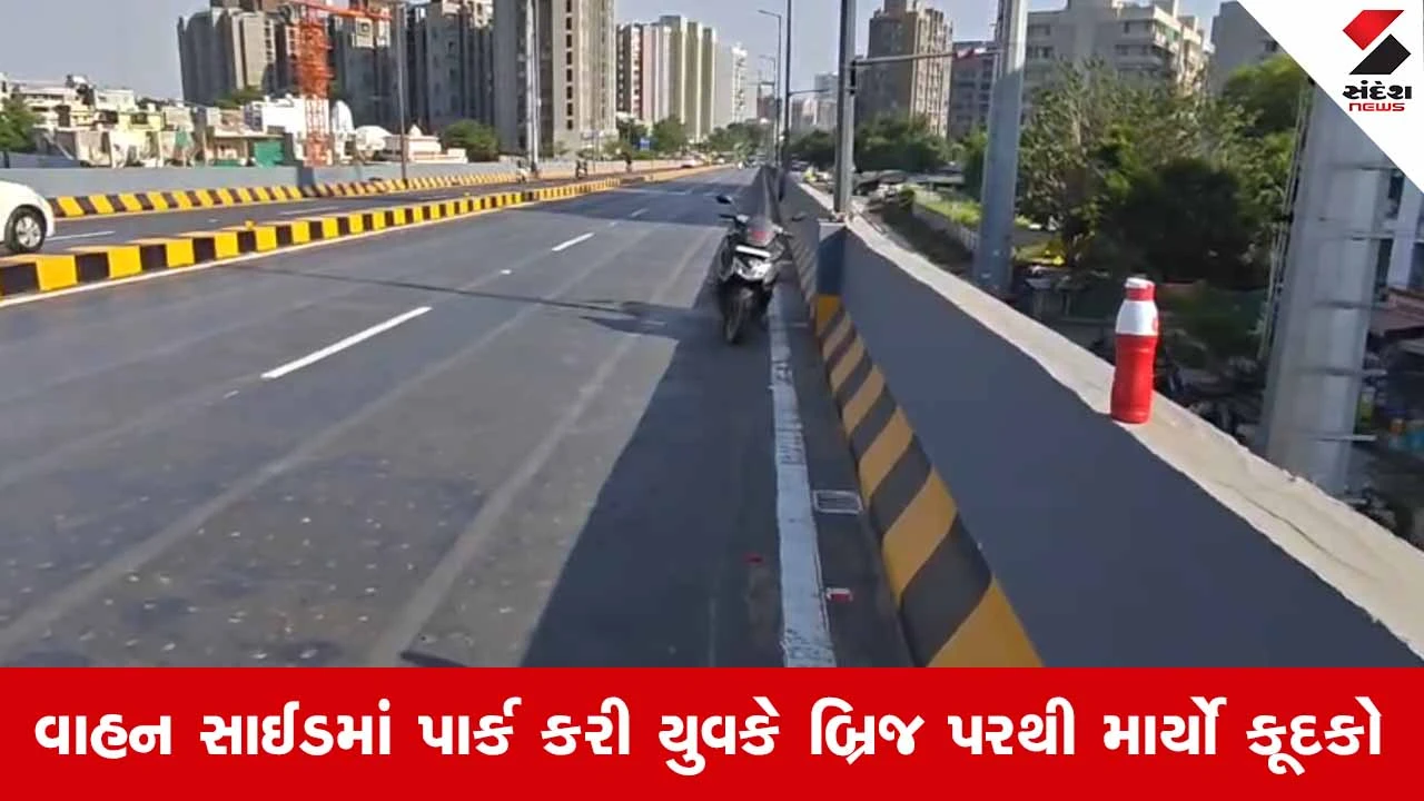 Ahmedabad News: સરખેજના મકરબા ઓવરબ્રિજ પરથી યુવકે લગાવી મોતની છલાંગ!