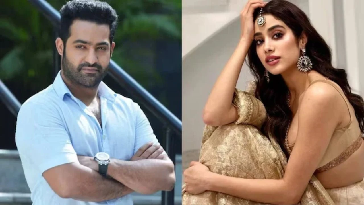 Jr NTR, Janhvi Kapoor (1)