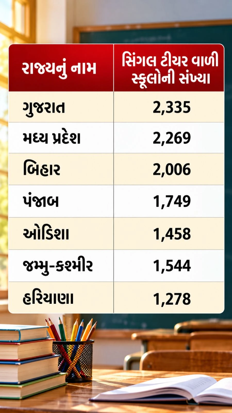 1 Lakh Schools Have One Teacher, 11.16 Lakh Vacancies