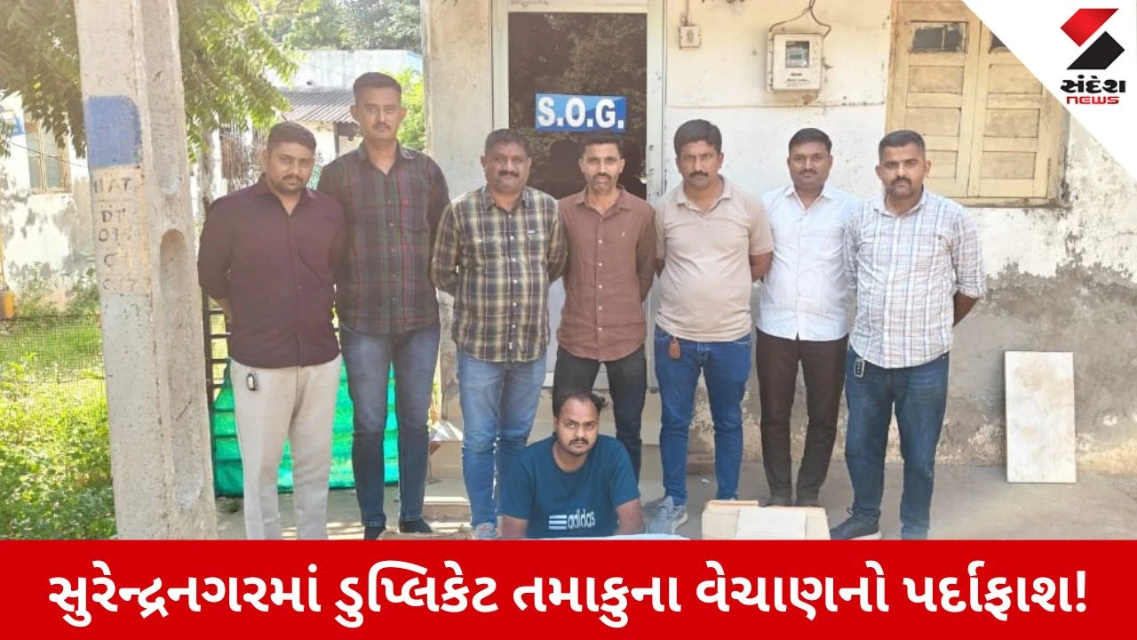 Surendranagar News: વ્યસન કરતા લોકો સાવધાન! બિલ વગરની અને ડુપ્લિકેટ સિગરેટ-તમાકુ વેચતો વેપારી ઝડપાયો