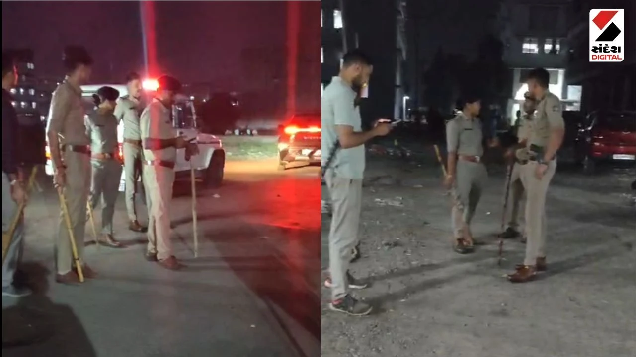 Surat News: Palod Police Conducts Mega Combing Operation in Pipodra GIDC Ahead of Navratri 2026