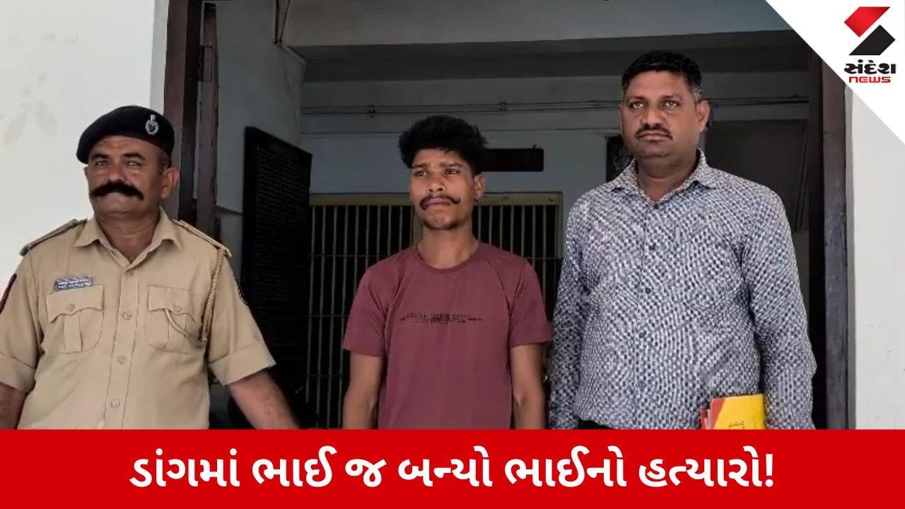 Dang News: બેરોજગારીની બબાલમાં ભાઈ બન્યો હત્યારો! જમતા જમતા માર્યા કુહાડીના ઘા!