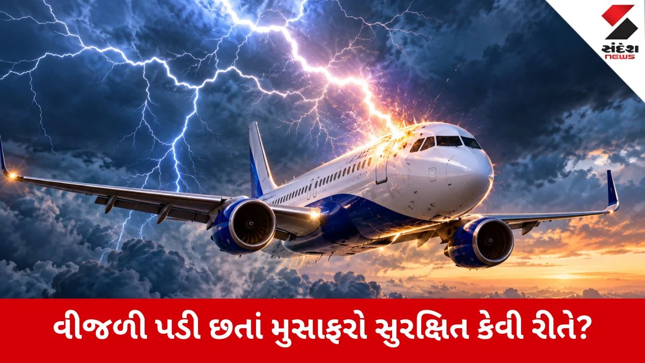 ઈન્ડિગો ફ્લાઈટ પર વીજળી પડી, ફેરાડે કેજ સિદ્ધાંતે 110 મુસાફરોને બચાવ્યા