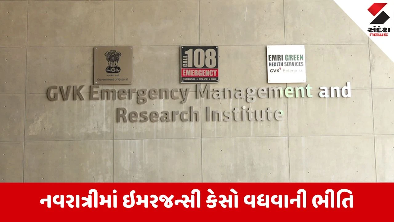 નવરાત્રિ દરમિયાન 108 સેવા સ્ટેન્ડબાય, અકસ્માત અને મારામારીના કેસો માટે વિશેષ પ્લાન