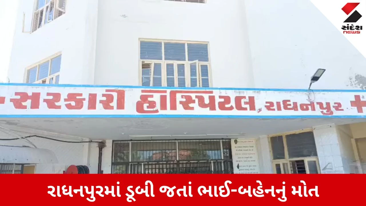 પાટણ: મઘાપુરા ગામના તળાવમાં ડૂબી જવાથી સગા ભાઈ-બહેનનું દુઃખદ મોત