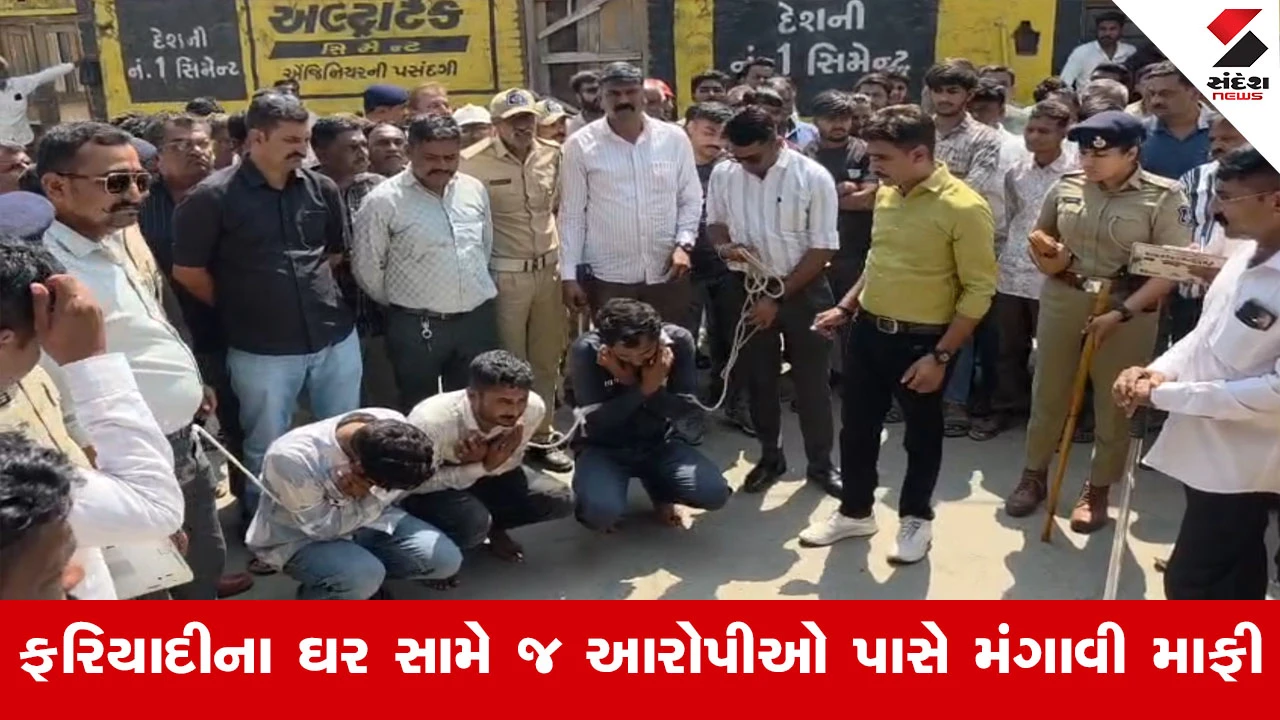 Botadના ગઢડામાં યુવક પર હુમલા કેસમાં પોલીસની મોટી કાર્યવાહી, ત્રણેય આરોપીઓનું ઘટનાસ્થળે કર્યું રીકન્સ્ટ્રક્શન!