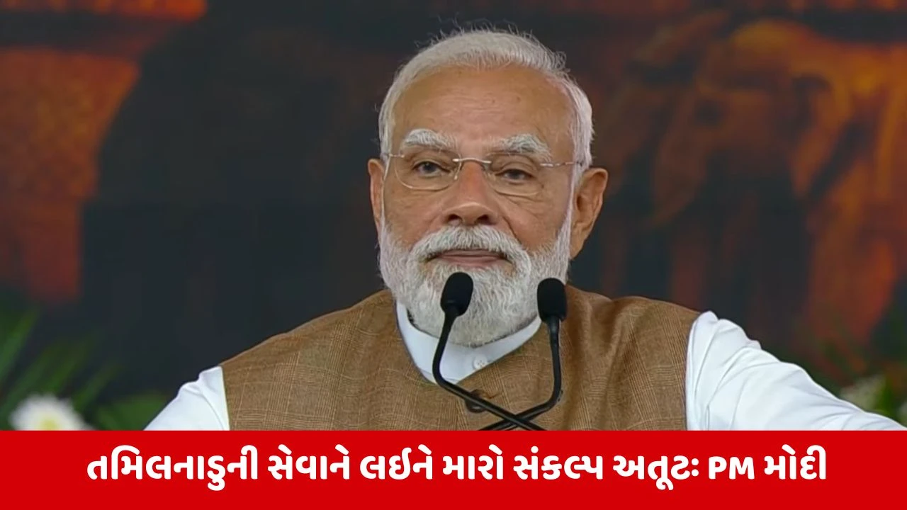 PM મોદીએ તમિલનાડુમાં 13,000 કરોડના પ્રોજેક્ટ્સનું કર્યું લોકાર્પણ